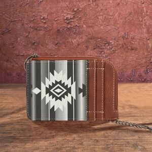 Wrangler Aztec Mini Zip Wallet and Cardholder